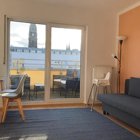 Zentrum - Blick Ueber Daecher Von דירה לייפציג