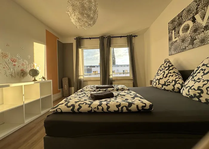 Apartment Zentrum - Blick über Dächer Von Leipzig
